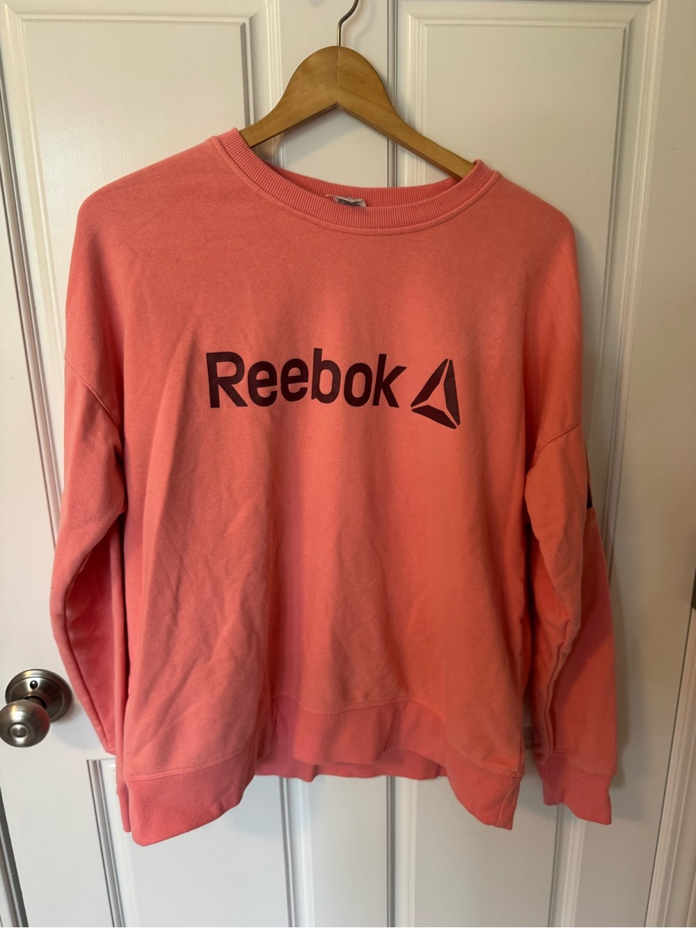 Reebok Coral Pink Crewneck Sweatshirt